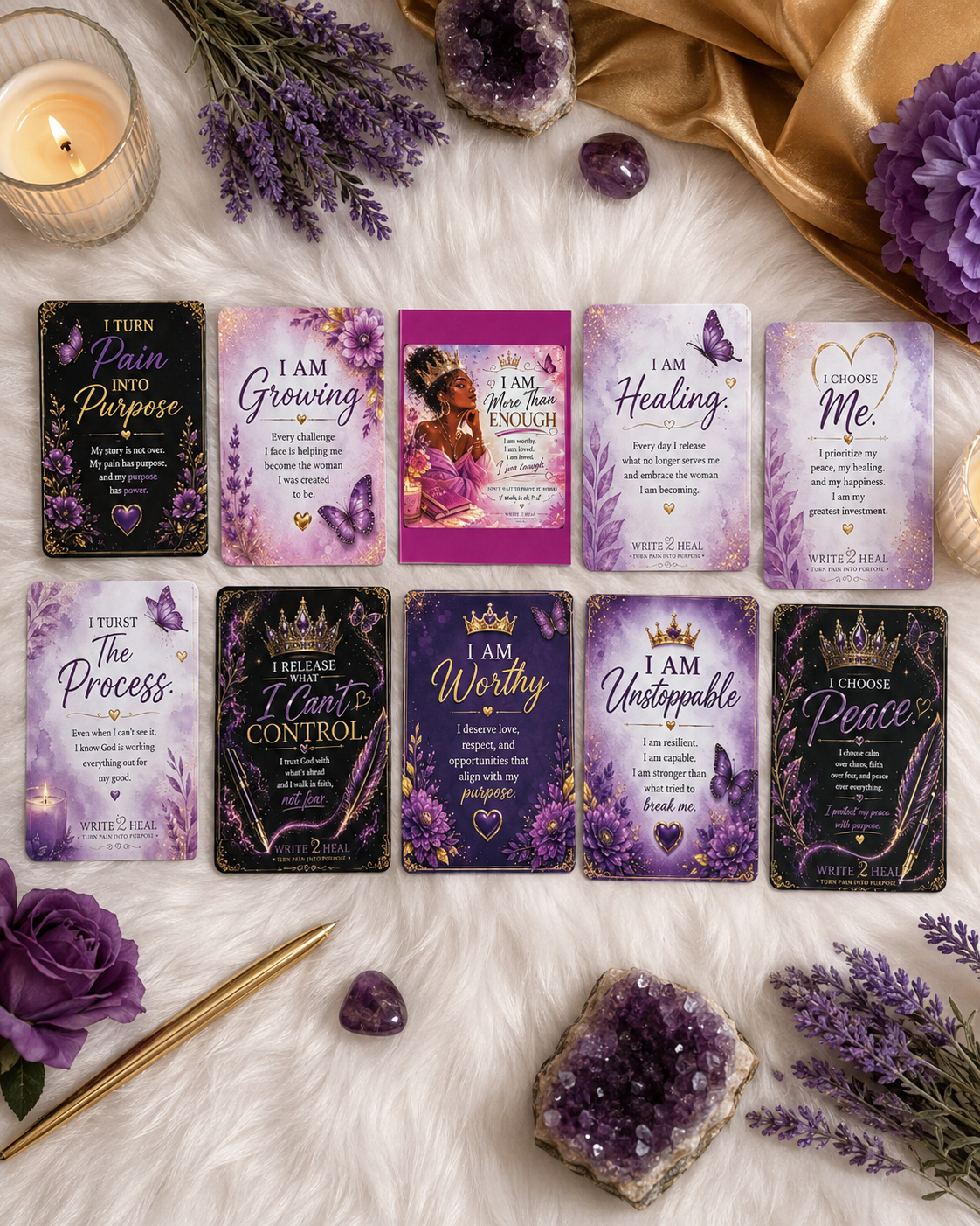 Affirmation Card Collection (10 Cards)