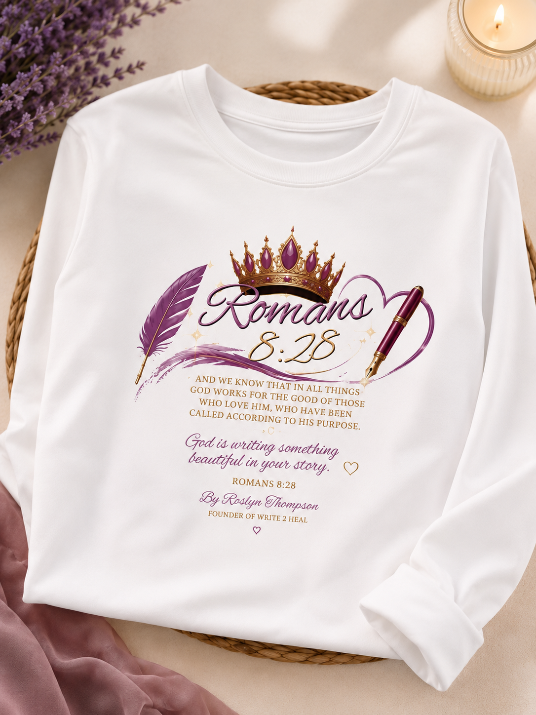 Romans 8:28 Long Sleeve Tee